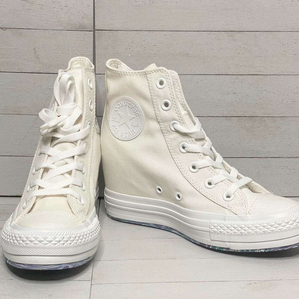 CONVERSE Chuck Taylor All Star Platform Wedge Heel Sneakers - Picture 5 of 13